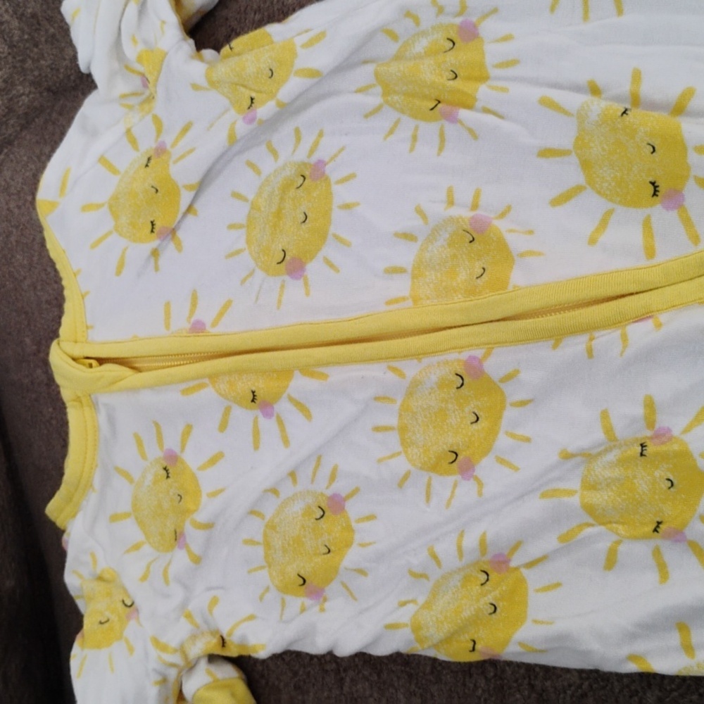 Little Sleepies Sunny Yellow Baby Outfit